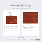 What's inside — Coach Mini Skinny Id Case in Gold Cinnamon