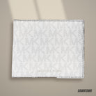 Lifestyle — Michael Kors Cooper Logo Billfold Wallet With Coin Pouch Bright Wht