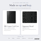 What's inside — Michael Kors Cooper Pebbled Leather Bi-Fold Card Case Black