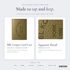 What's inside — Michael Kors Cooper Pebbled Leather Bi-Fold Card Case Oregano