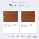 What's inside — Michael Kors Cooper Pebbled Leather Card Case Luggage