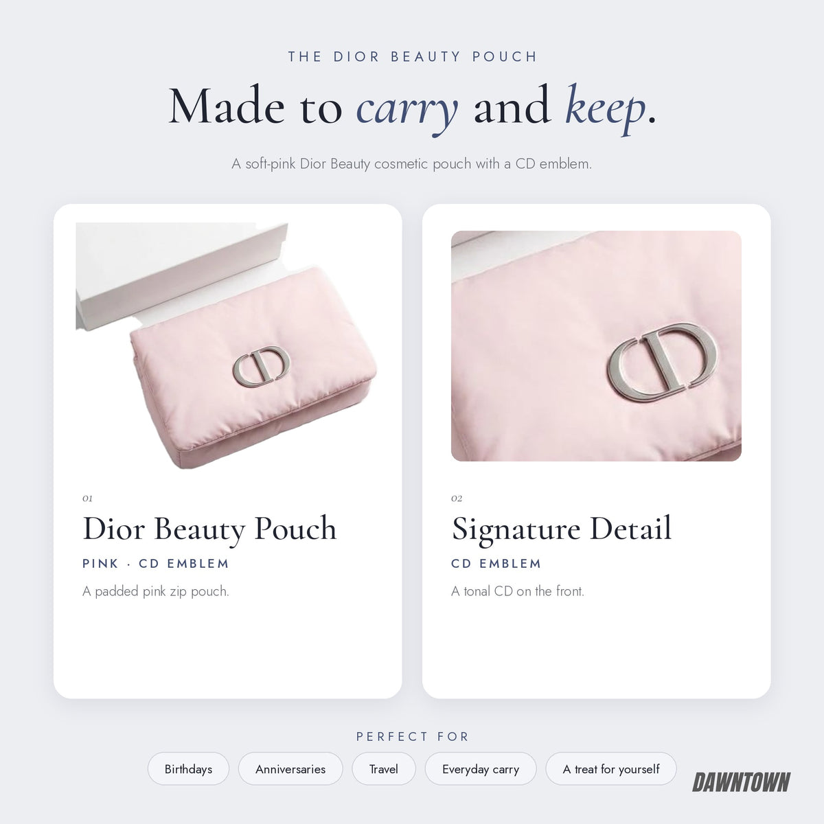 What's inside — Dior Beauty Cosmetic Pouch