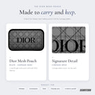 What's inside — Dior Beauty Mesh Makeup Pouch