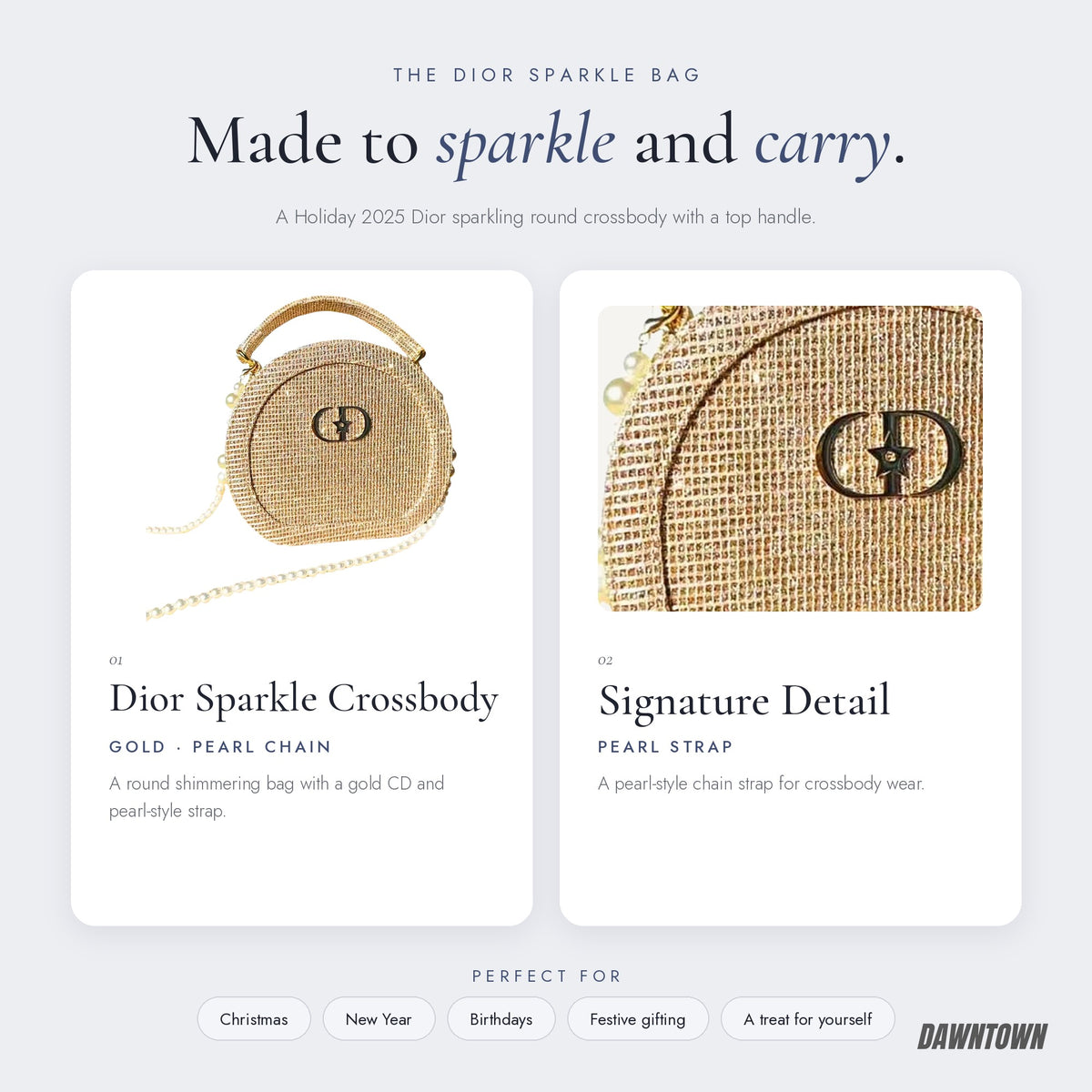 What's inside — Dior Beauty Holiday 2025 Sparkling Crossbody Bag With Handle