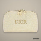 Dior Holiday 2024 Makeup Pouch With Star And CD Logo Chain