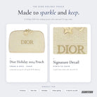 What's inside — Dior Holiday 2024 Makeup Pouch With Star And CD Logo Chain