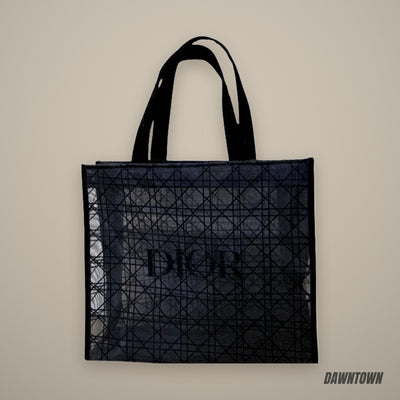 Dior Mesh Tote Bag - Black