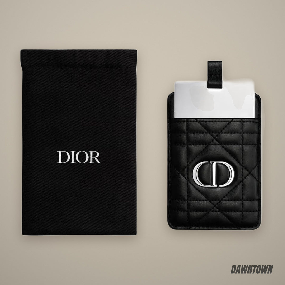 Dior Beauty Rouge Dior Mirror With Cardholder - Black