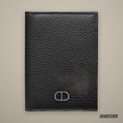 Christian Dior Card Holder With CD Icon - Black