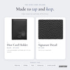 What's inside — Christian Dior Card Holder With CD Icon - Black