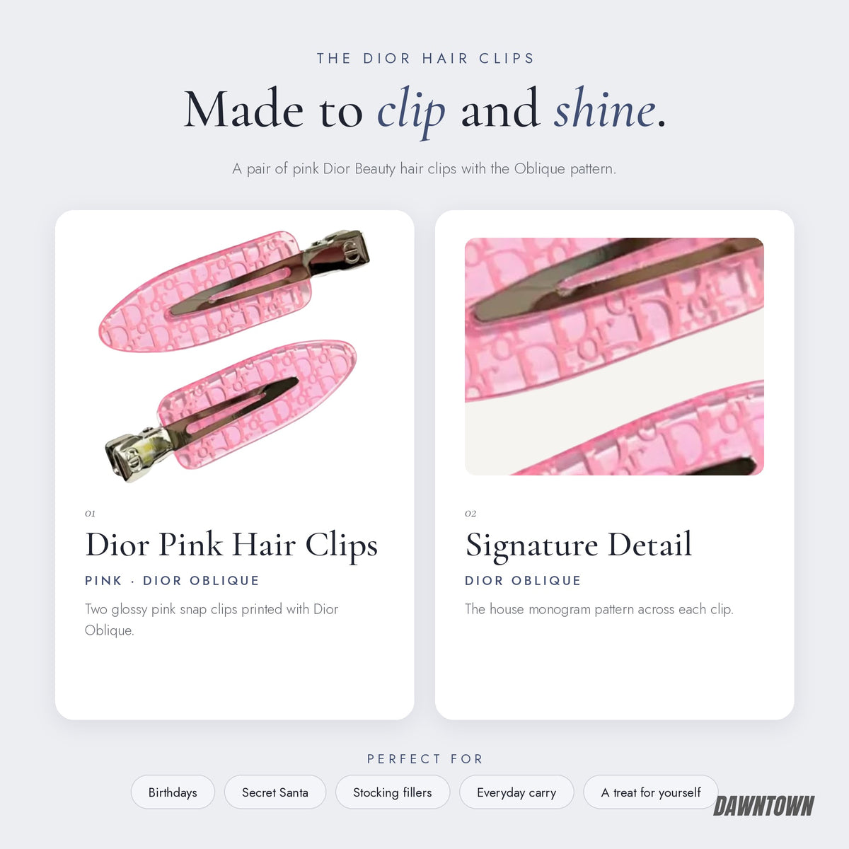 What's inside — Dior Beauty Pink Hair Clip