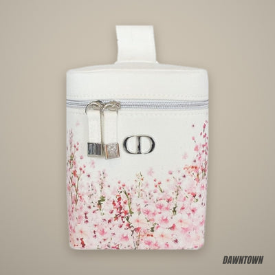 Christian Dior Vanity Pouch Flower White Novelty Limited Japan