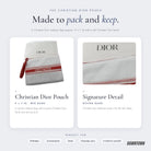 What's inside — Christian Dior Pouch/Makeup Bag L 9in H 7in New In Box