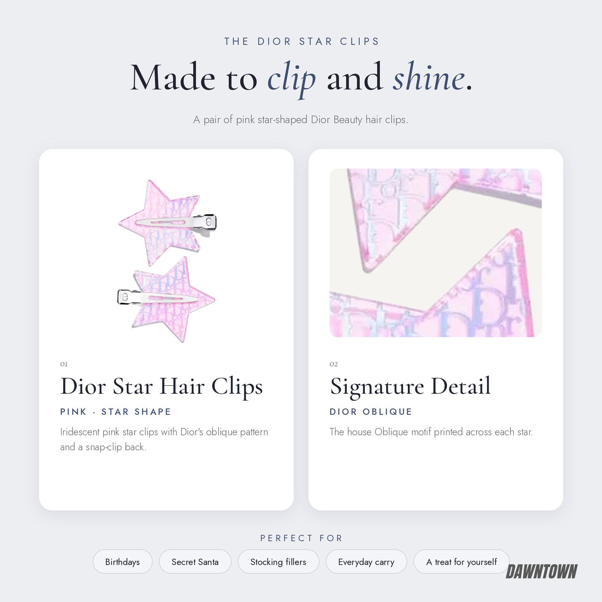 What's inside — Dior Beauty Star Pink Hair Clip
