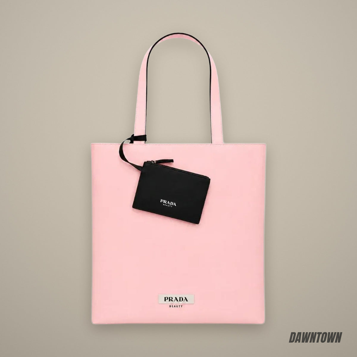 Prada Beauty Reversible Tote Bag - Black & Pink