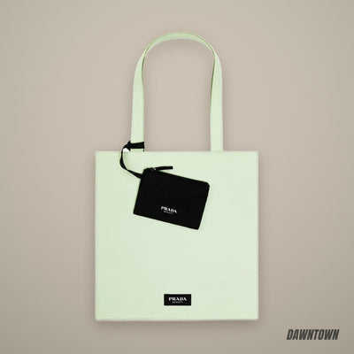 Prada Beauty Reversible Tote Bag - Black & Green
