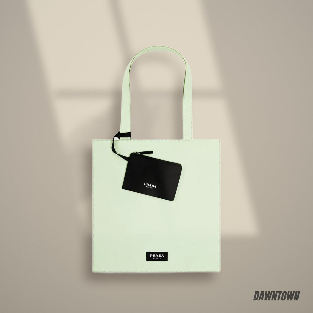 Lifestyle — Prada Beauty Reversible Tote Bag - Black & Green