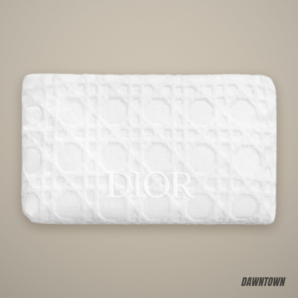 Dior Beauty White Cannage Cosmetic Pouch