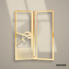 Lifestyle — YSL Saint Laurent Haute Couture Gold Portable Makeup Mirror, Makeup Tool Folding Mirror