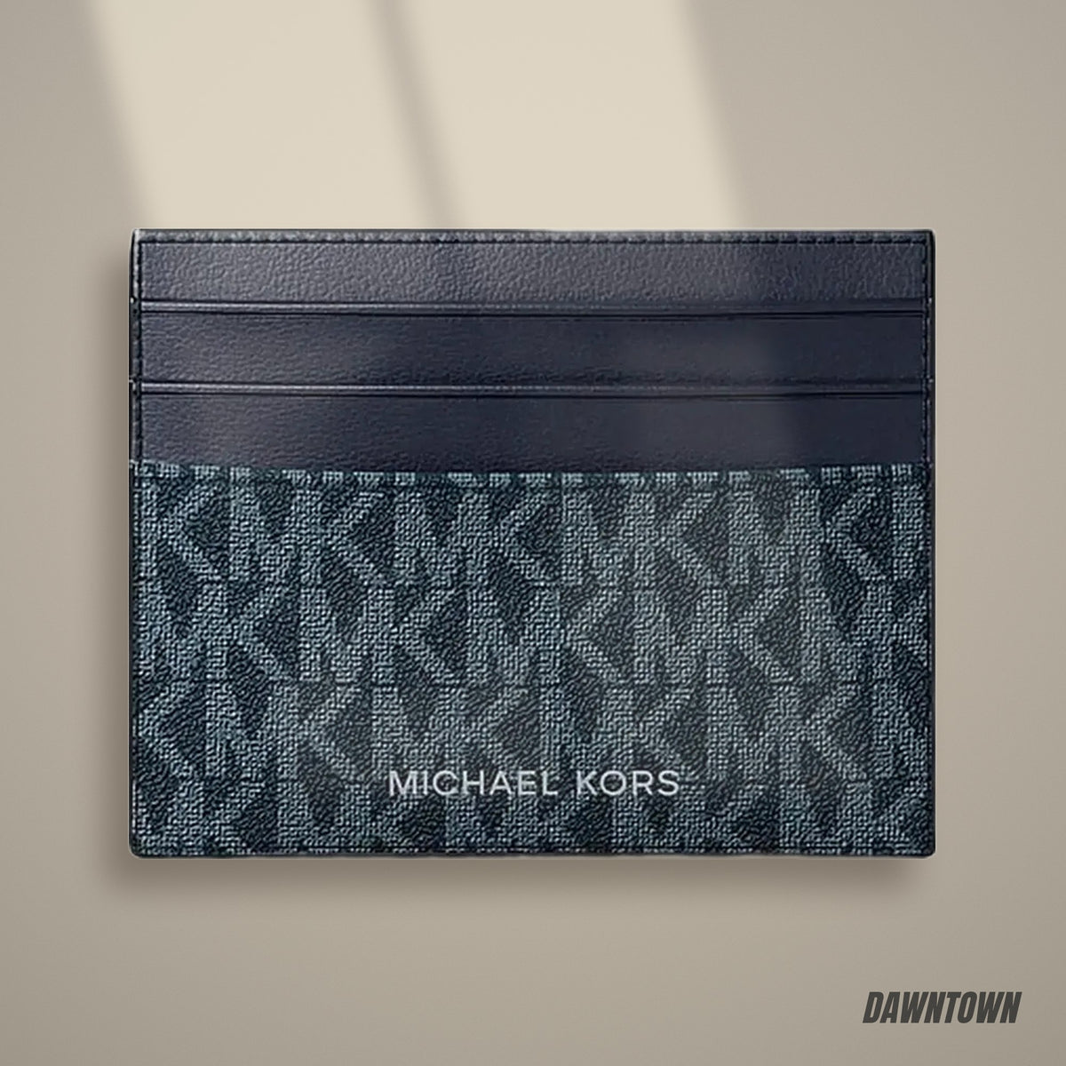 Lifestyle — Michael Kors Cooper Signature Logo Card Case Admrl/Plblue