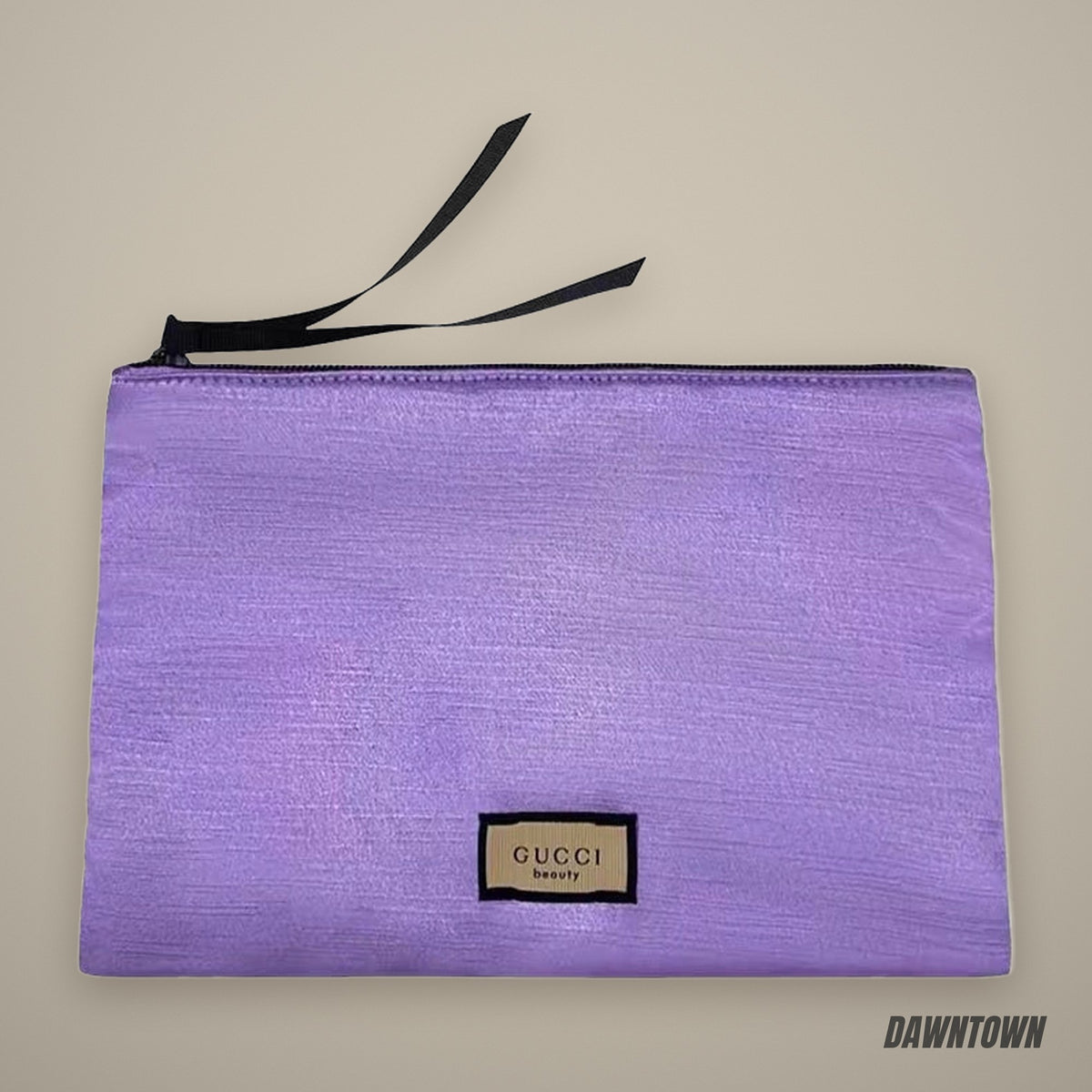 GUCCI Vintage Magnolia Makeup Bag, Pearlescent Violet with Floral Design, Limited Edition