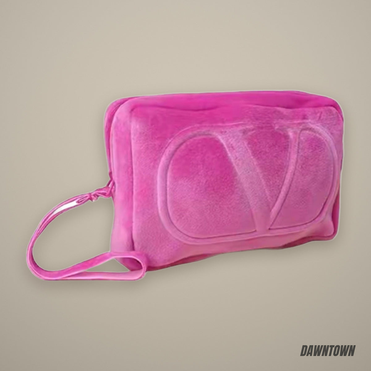 Valentino velvet cosmetic bag/toilet bag, portable and easy to store