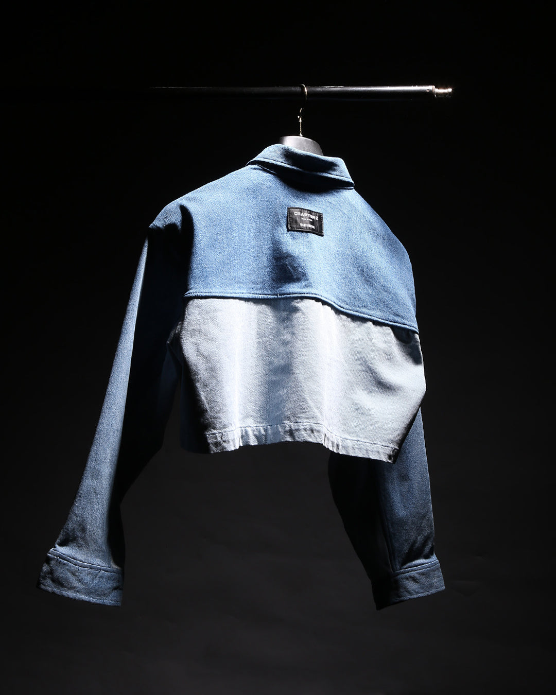 FOUNDER BLUE'S- Dual Colour Block Denim Jacket