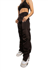 DRAPED WATERFALL PANTS - dawntown