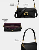 Coach Tabby Shoulder Bag 26 In Signature Canvas Brass Maple
