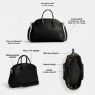 Coach Soft Empire Carryall Bag 40 Brass Dark Navy