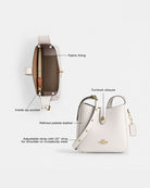 Coach Hadley Mini Crossbody Bag Gold Chalk