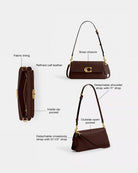 Coach Jet Shoulder Bag Brass Maple