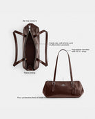 Coach Asher Shoulder Bag Silver Maple
