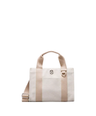 Lululemon Two-Tone Canvas Mini Tote Bag 4.5L Mojave Tan/Light Ivory