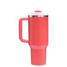 Stanley Tumbler Mug Hot Coral