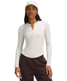 Lululemon Hold Tight Long-Sleeve Henley Bone