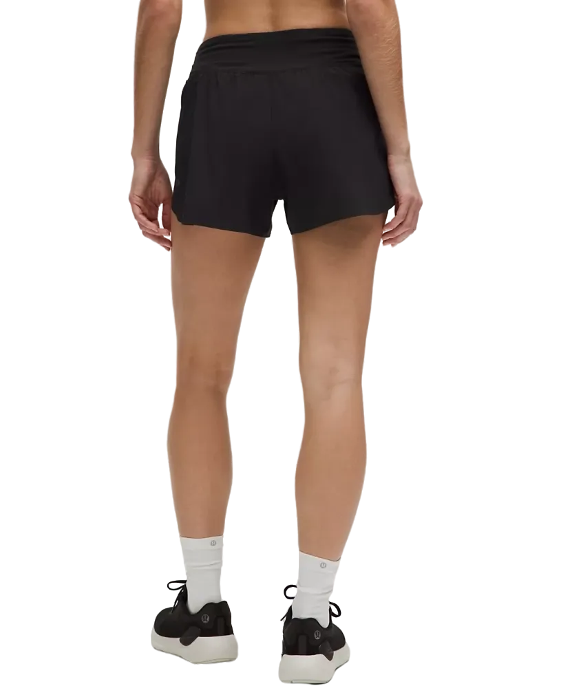 Lululemon Fast and Free High-Rise Classic-Fit Split Short 3" Black