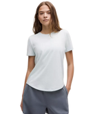 Lululemon Love Curved-Hem Crewneck T-Shirt Crater Blue