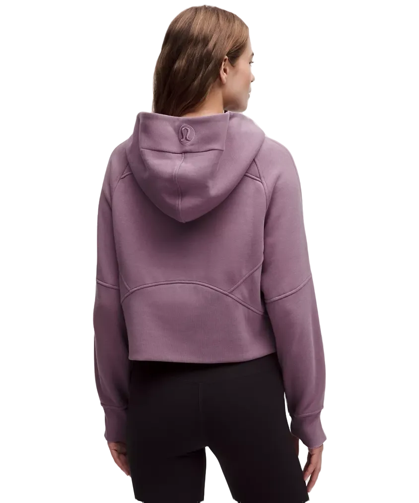 Lululemon Scuba Oversized Full-Zip Hoodie Lavender Lux/Mirror Silver