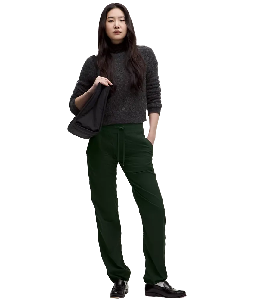 Lululemon Dance Studio Mid-Rise Pant Regular Rainforest Green