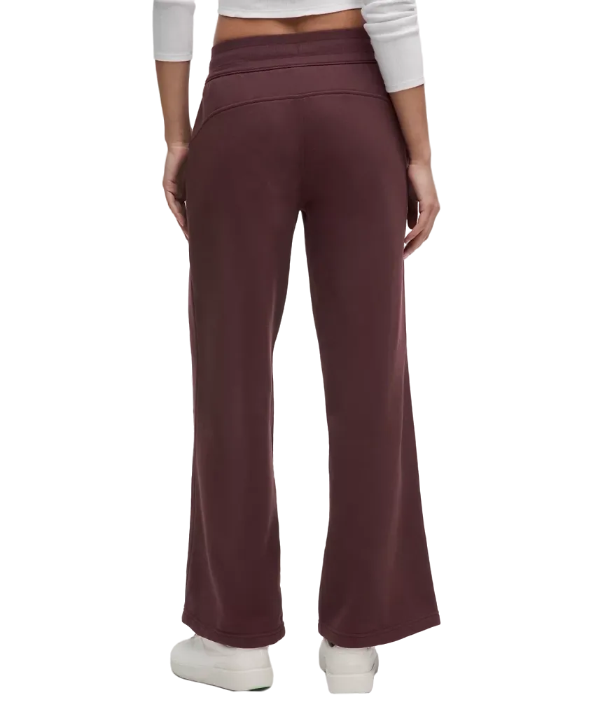 Lululemon Scuba Mid-Rise Wide-Leg Pant Goodnight Plum