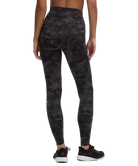 Lululemon Wunder Train High-Rise Tight 28" Hidden Heritage Lace Black Multi