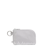 Lululemon Clippable Card Pouch Silver Drop/Vapor