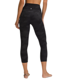 Lululemon Align™ High-Rise Crop 21" Heritage 365 Camo Deep Coal Multi