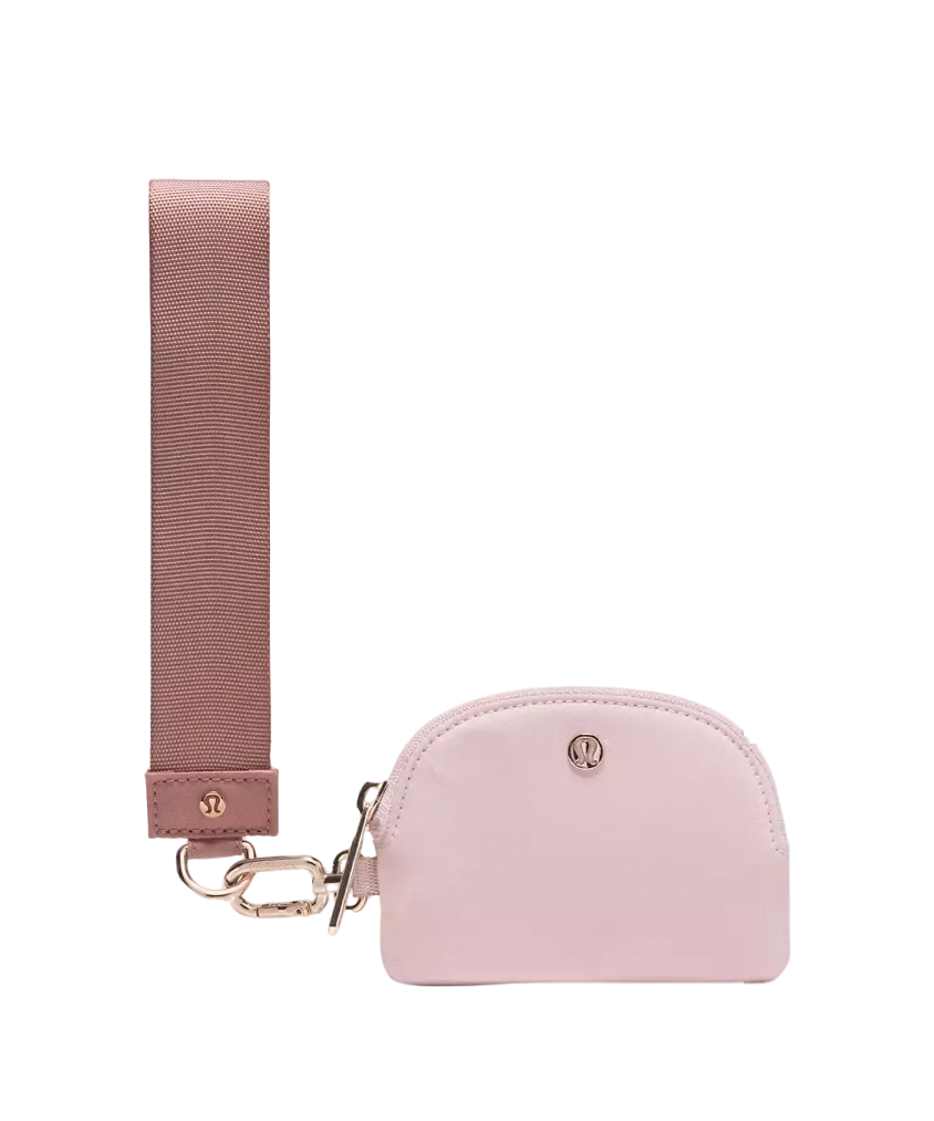 Lululemon Dual Pouch Wristlet Spiced Chai/Pink Haze