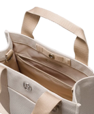 Lululemon Two-Tone Canvas Mini Tote Bag 4.5L Mojave Tan/Light Ivory