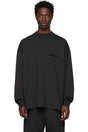 Essentials Long Sleeve T-Shirt "Off Black" - Dawntown