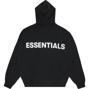 Fear of God Essentials 3M Logo Pullover Hoodie "Black" - Dawntown