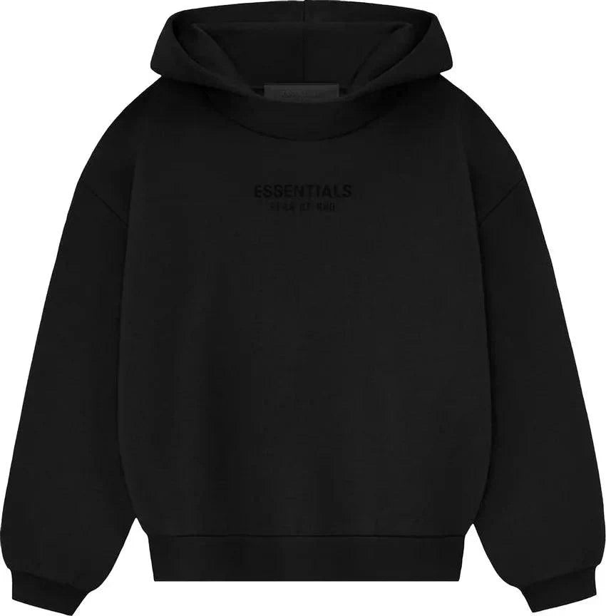 FEAR OF GOD ESSENTIALS HOODIE FALL EDITION "JET BLACK" - Dawntown