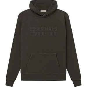 Fear of God Essentials Hoodie 'Off Black' - Dawntown